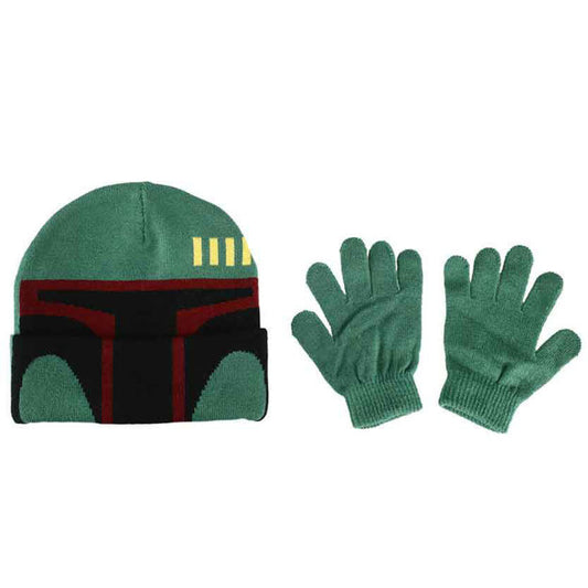Star Wars: Boba Fett Youth Beanie & Gloves Combo