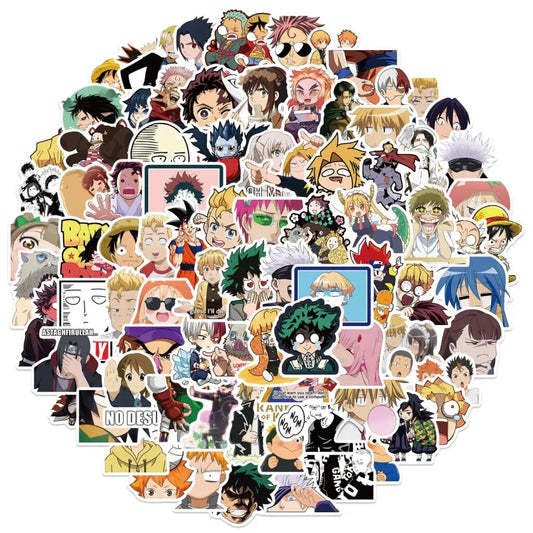 Cartoon Anime Stickers (Assortment)