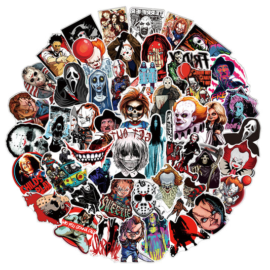 Horror Movie Character Stickers (Assortment)