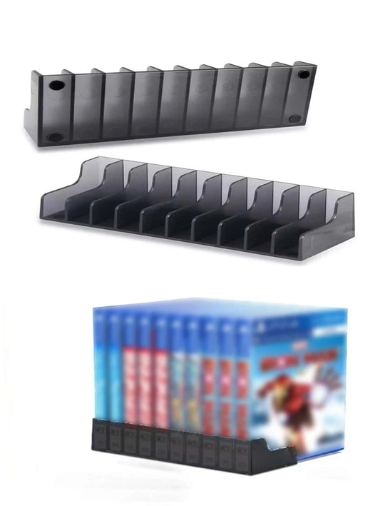 Disc Storage Stand Compatible con cajas de juegos de PlayStation y Xbox