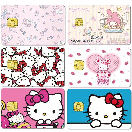 Hello Kitty & Friends: Skin para tarjeta de crédito y débito con chip pequeño