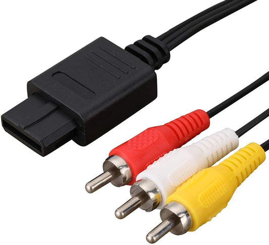 Cable RCA de vídeo compatible con Nintendo 64/GameCube/Super Nintendo