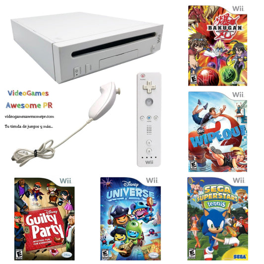 Nintendo Wii Combo #1 (SN: LU4018633235)